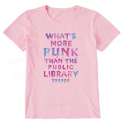 Pagewings What's More Punk That The Public Library Unisex Classic T-shirt