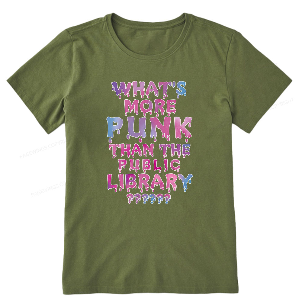 Pagewings What's More Punk That The Public Library Unisex Classic T-shirt