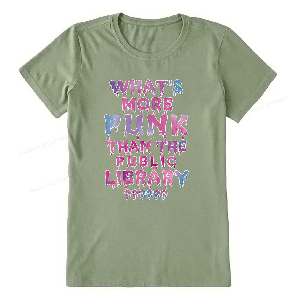 Pagewings What's More Punk That The Public Library Unisex Classic T-shirt