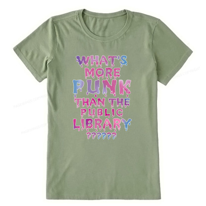 Pagewings What's More Punk That The Public Library Unisex Classic T-shirt