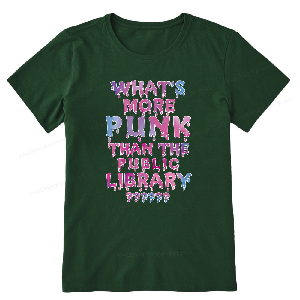 Pagewings What's More Punk That The Public Library Unisex Classic T-shirt