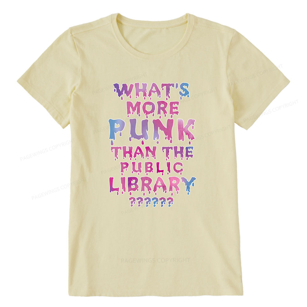 Pagewings What's More Punk That The Public Library Unisex Classic T-shirt