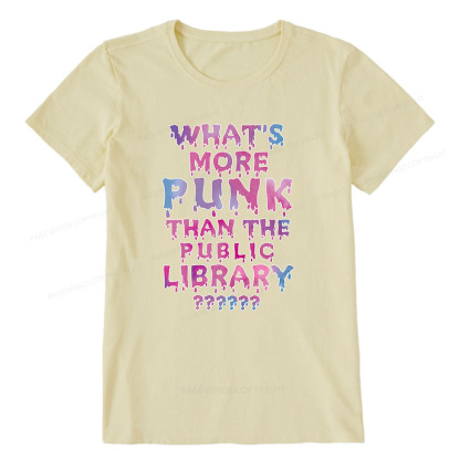 Pagewings What's More Punk That The Public Library Unisex Classic T-shirt
