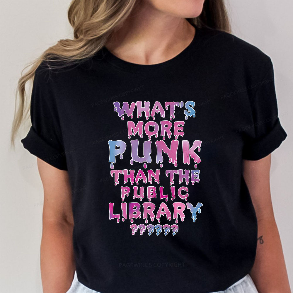 Pagewings What's More Punk That The Public Library Unisex Classic T-shirt