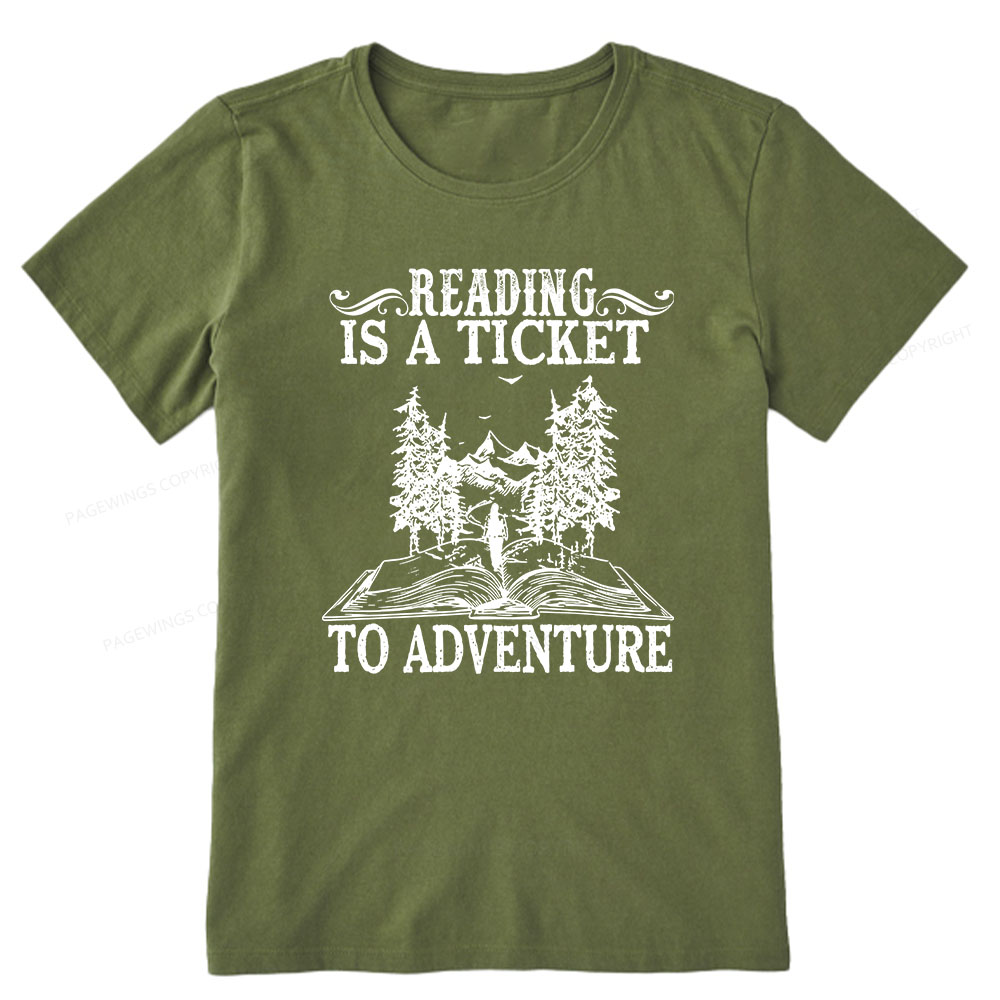 Pagewings A Ticket To Adventure Unisex Classic T-shirt