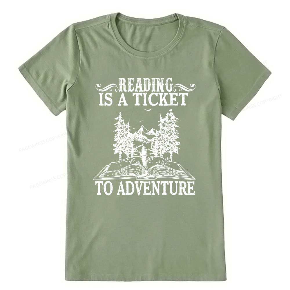 Pagewings A Ticket To Adventure Unisex Classic T-shirt