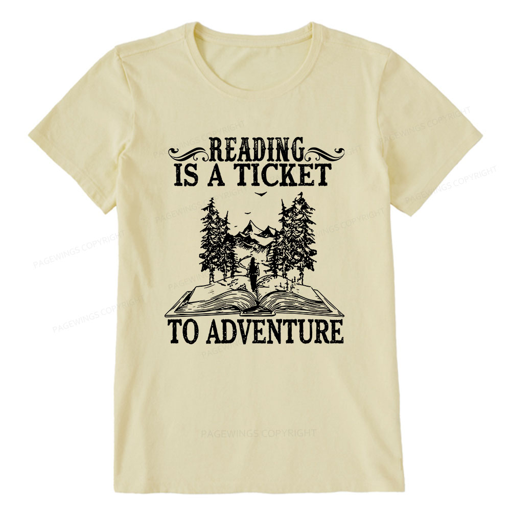 Pagewings A Ticket To Adventure Unisex Classic T-shirt
