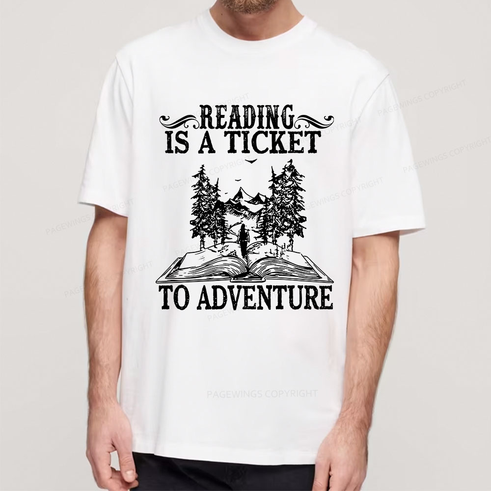 Pagewings A Ticket To Adventure Unisex Classic T-shirt
