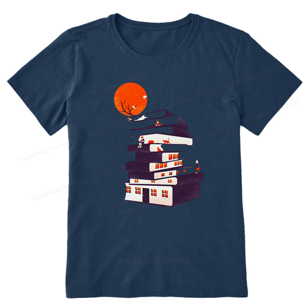 Pagewings Book House Unisex Classic T-shirt