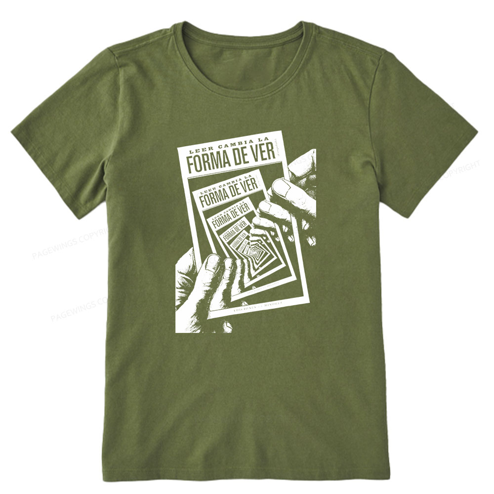 Pagewings Leer Cambia La Forma De Ver Unisex Classic T-shirt