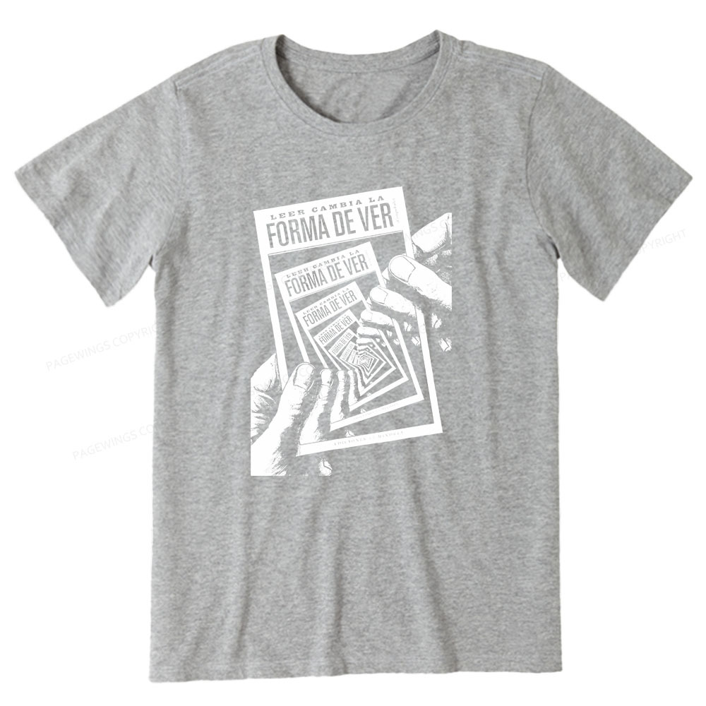 Pagewings Leer Cambia La Forma De Ver Unisex Classic T-shirt