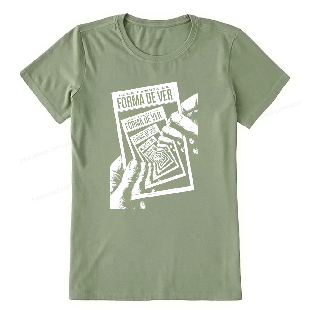 Pagewings Leer Cambia La Forma De Ver Unisex Classic T-shirt