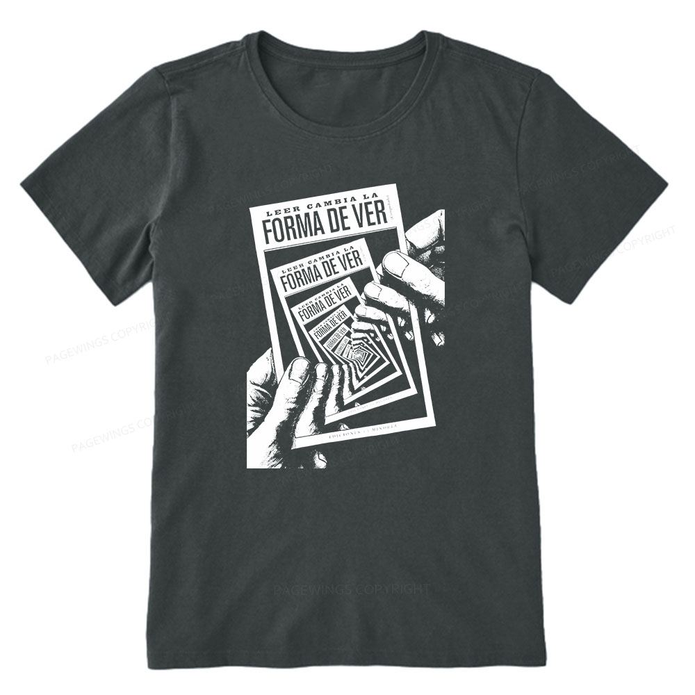Pagewings Leer Cambia La Forma De Ver Unisex Classic T-shirt
