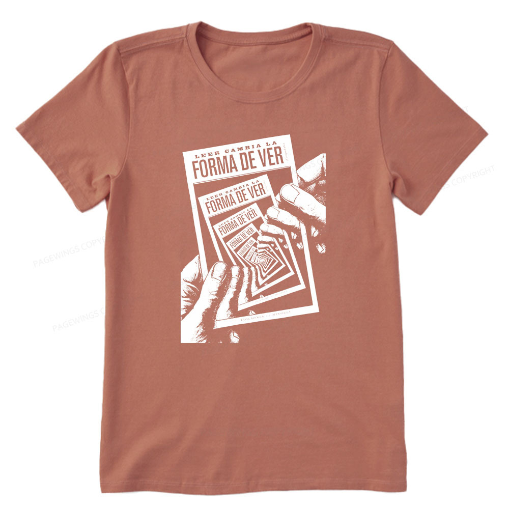 Pagewings Leer Cambia La Forma De Ver Unisex Classic T-shirt