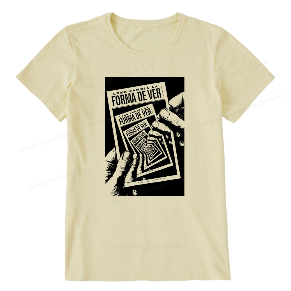 Pagewings Leer Cambia La Forma De Ver Unisex Classic T-shirt