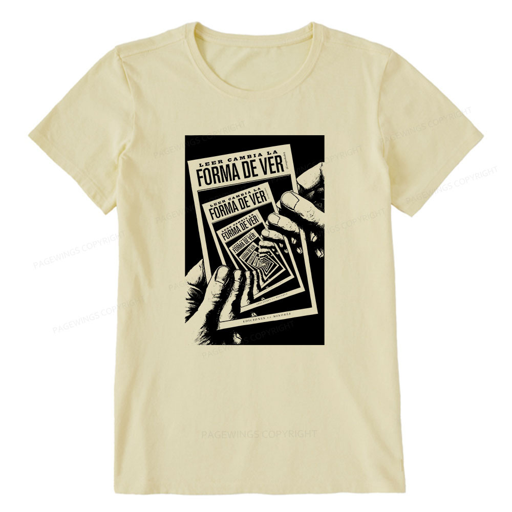 Pagewings Leer Cambia La Forma De Ver Unisex Classic T-shirt