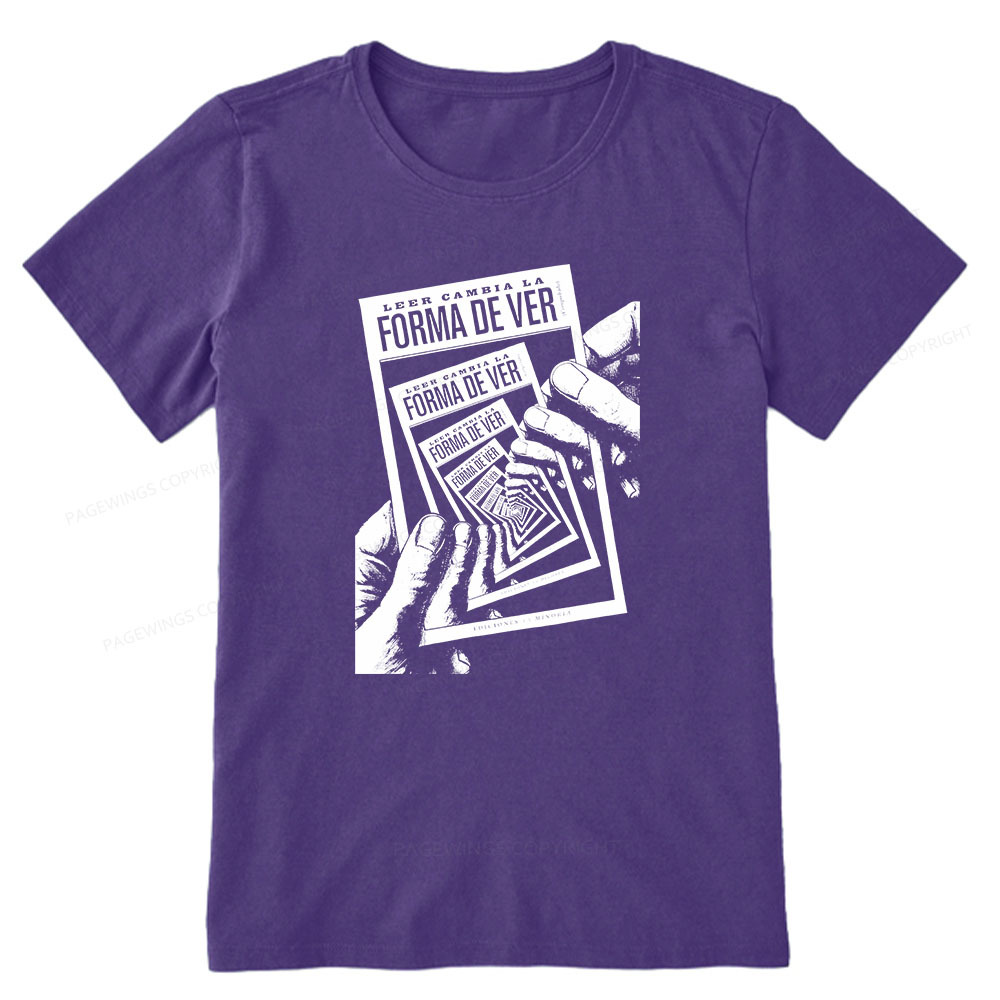 Pagewings Leer Cambia La Forma De Ver Unisex Classic T-shirt