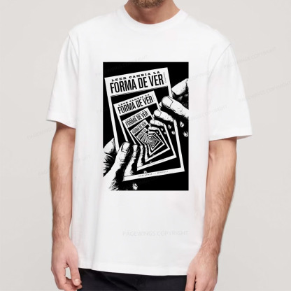 Pagewings Leer Cambia La Forma De Ver Unisex Classic T-shirt