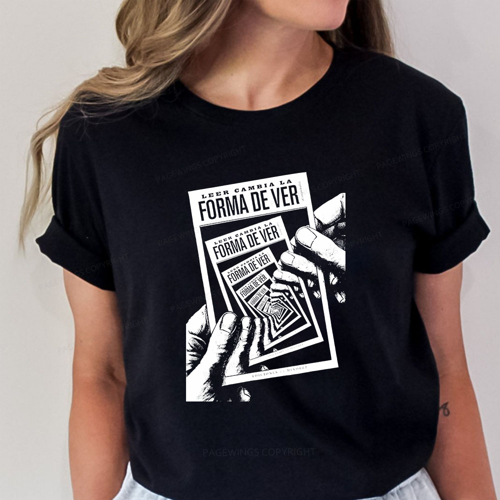 Pagewings Leer Cambia La Forma De Ver Unisex Classic T-shirt