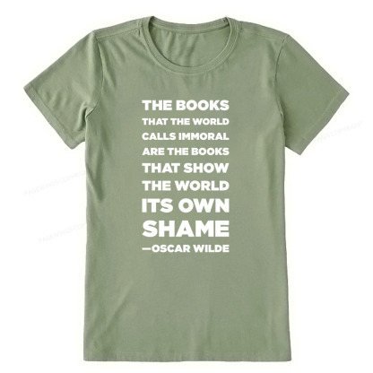 Pagewings Immoral Books Show The World Its Shame Unisex Classic T-shirt