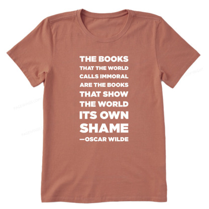 Pagewings Immoral Books Show The World Its Shame Unisex Classic T-shirt
