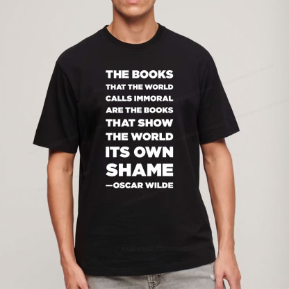 Pagewings Immoral Books Show The World Its Shame Unisex Classic T-shirt