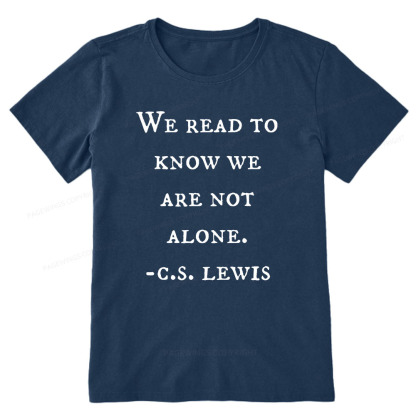 Pagewings We Read To Know We Are Not Alone Unisex Classic T-shirt