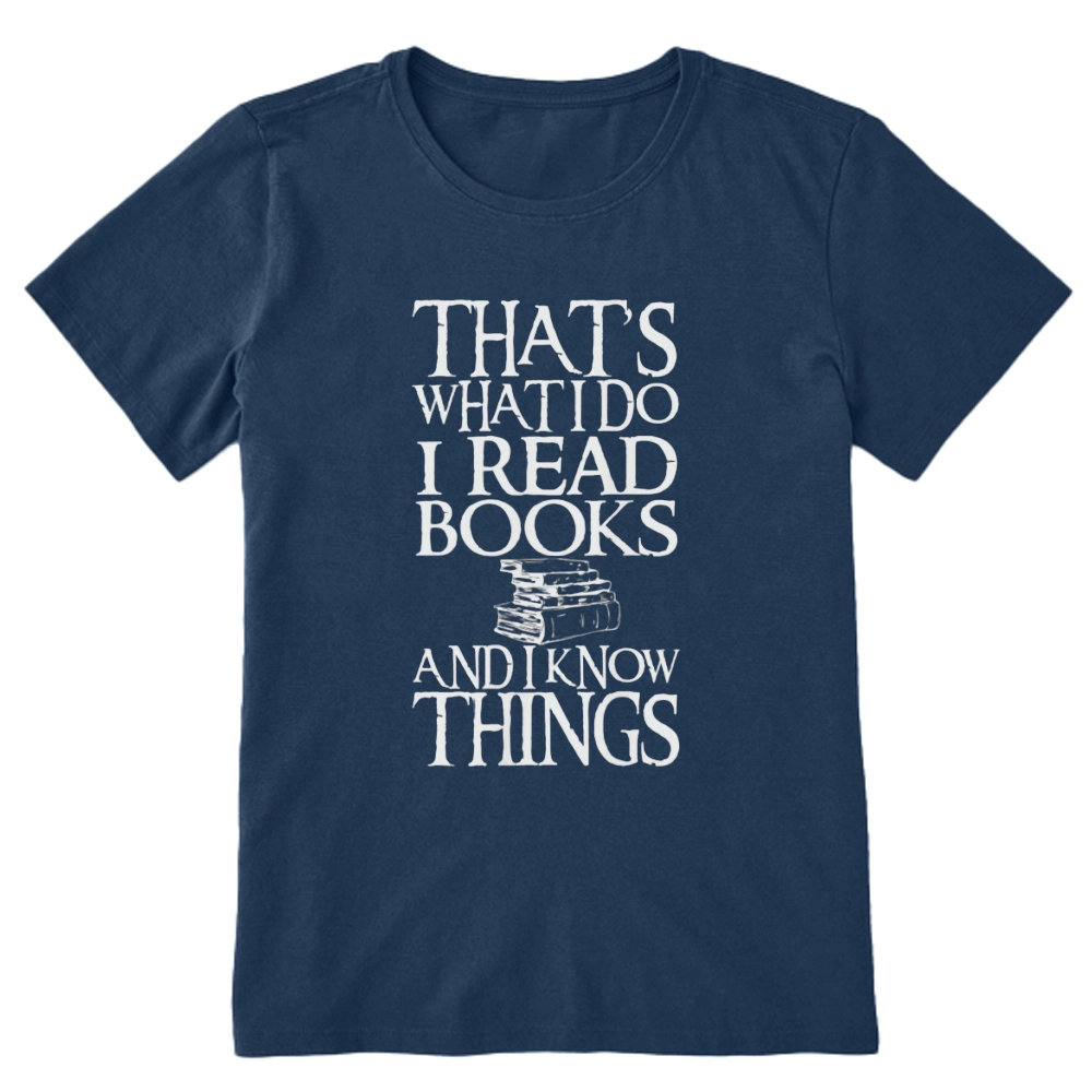 Pagewings That's What I Do I Read Books And I Know Things Unisex Classic T-shirt