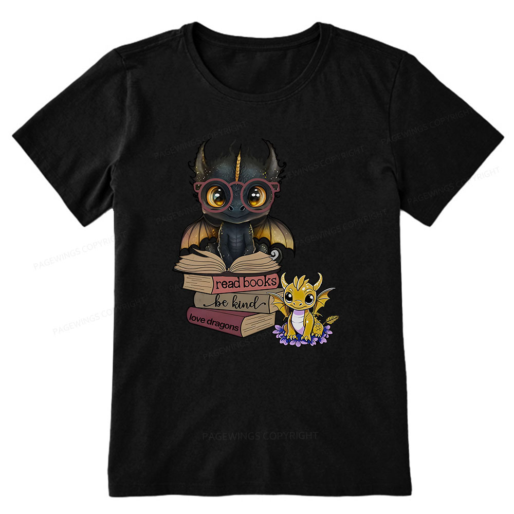Pagewings Cute Tairn And Andarna Fourth Wing Unisex Classic T-shirt