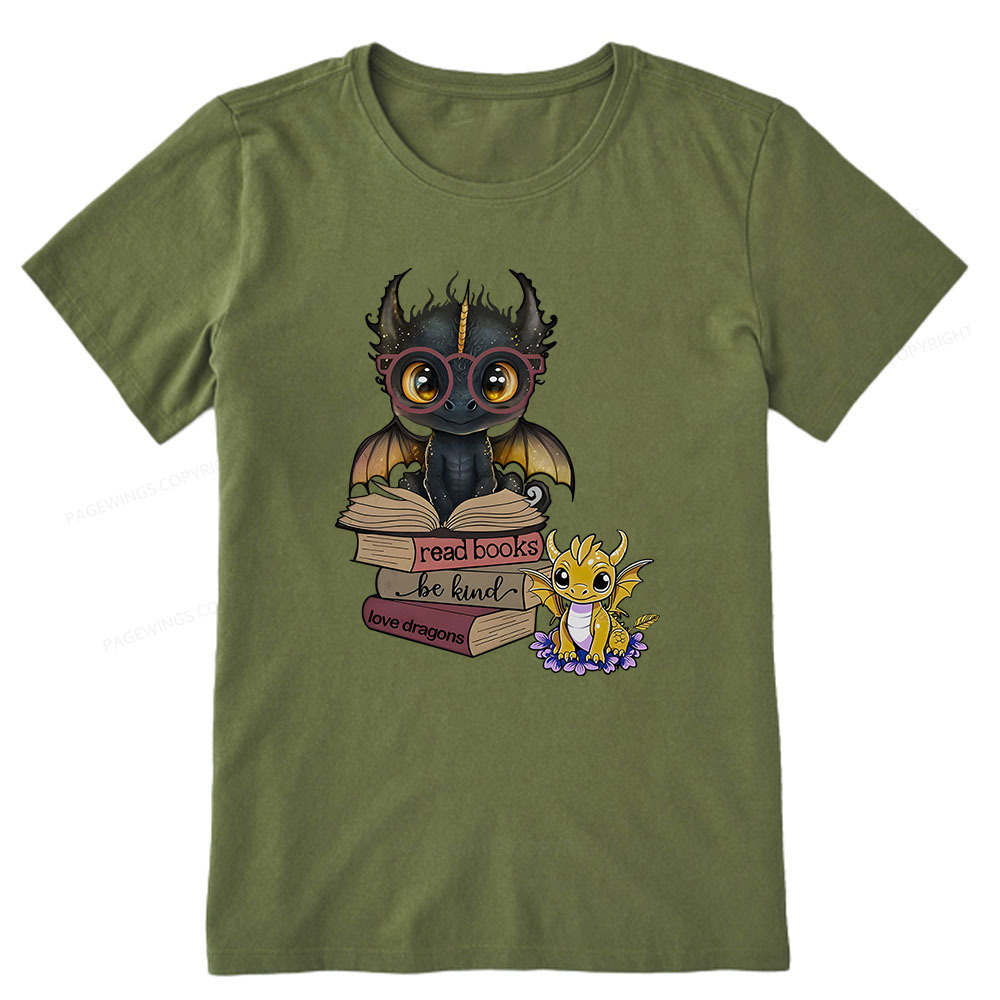 Pagewings Cute Tairn And Andarna Fourth Wing Unisex Classic T-shirt