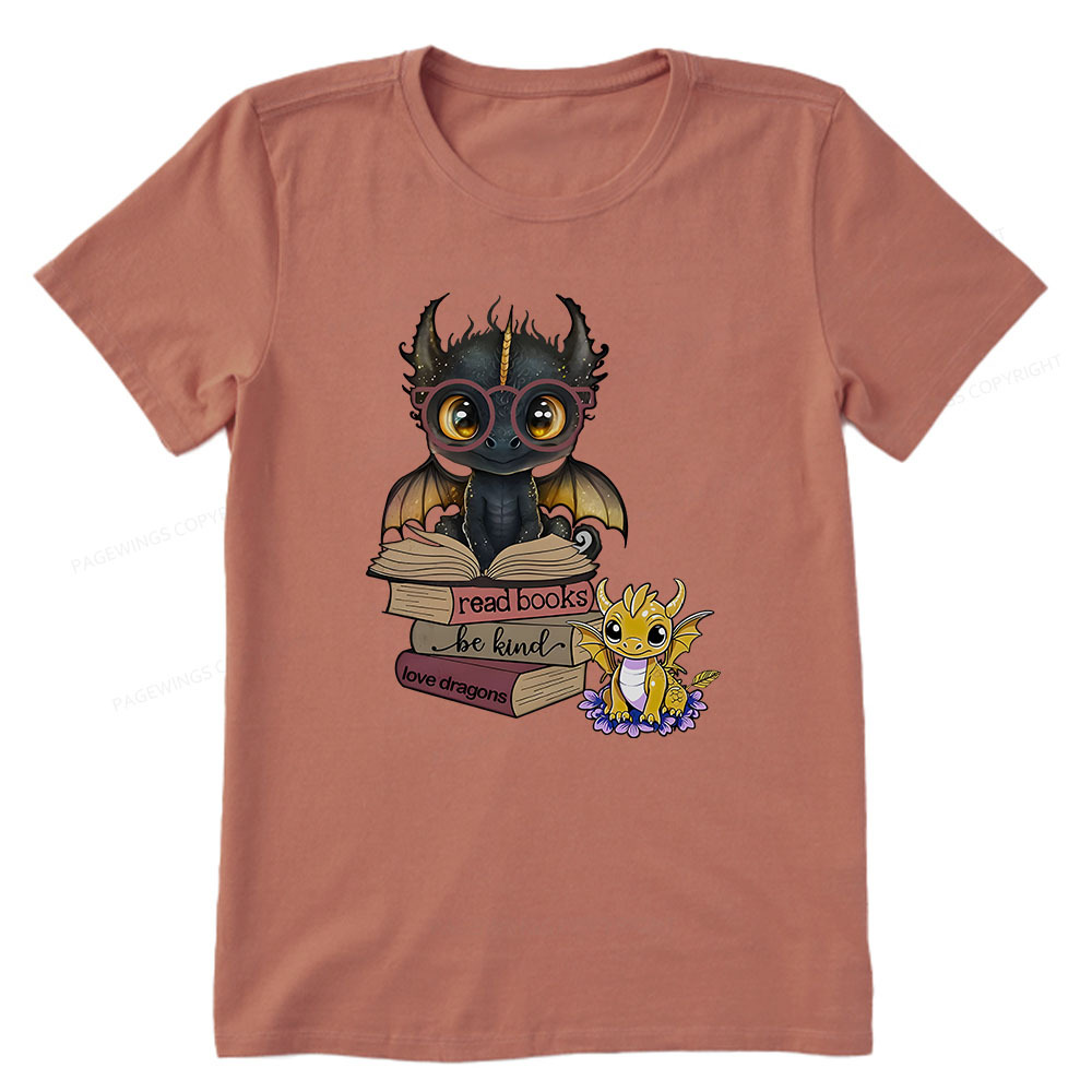 Pagewings Cute Tairn And Andarna Fourth Wing Unisex Classic T-shirt