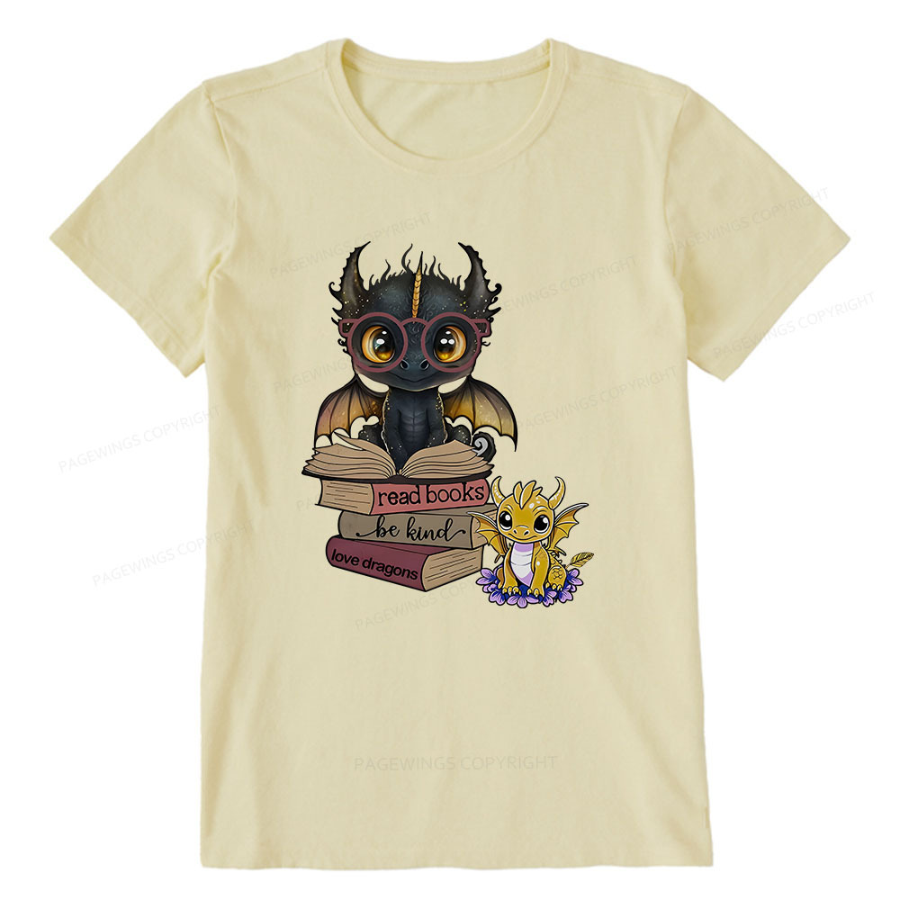 Pagewings Cute Tairn And Andarna Fourth Wing Unisex Classic T-shirt