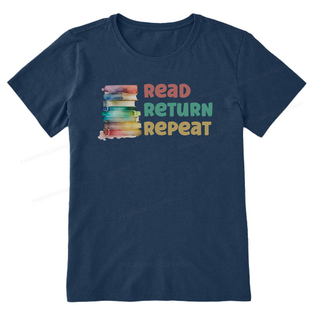 Pagewings Read Return Repeat Unisex Classic T-shirt