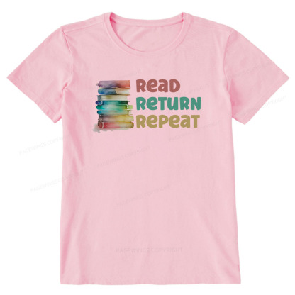 Pagewings Read Return Repeat Unisex Classic T-shirt