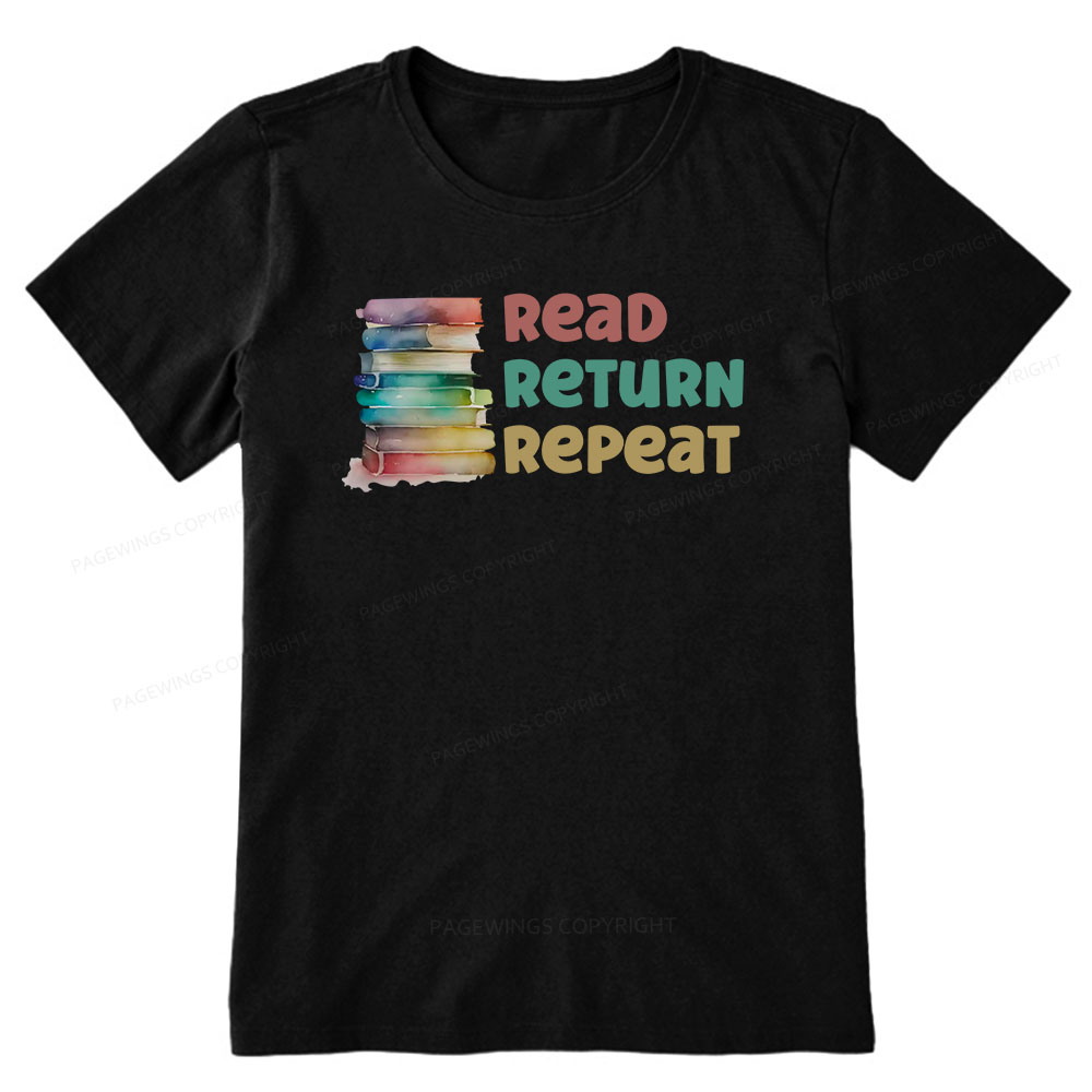 Pagewings Read Return Repeat Unisex Classic T-shirt