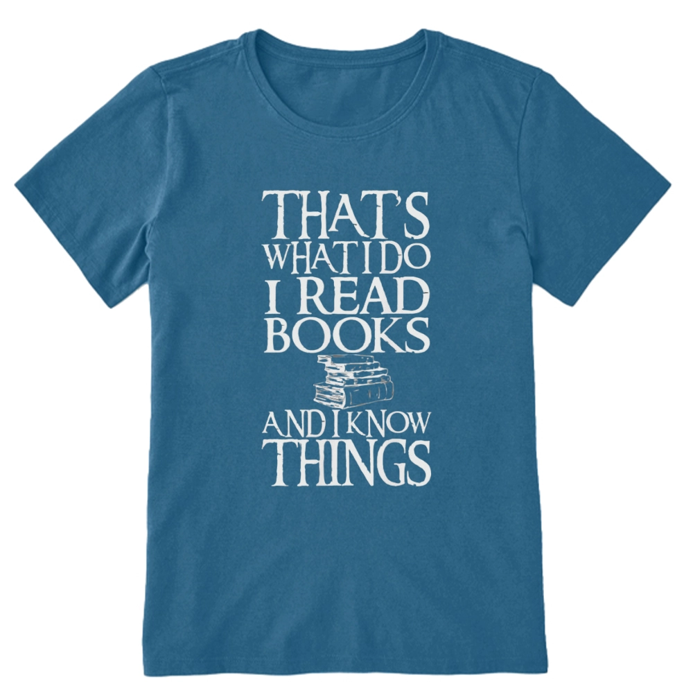 Pagewings That's What I Do I Read Books And I Know Things Unisex Classic T-shirt