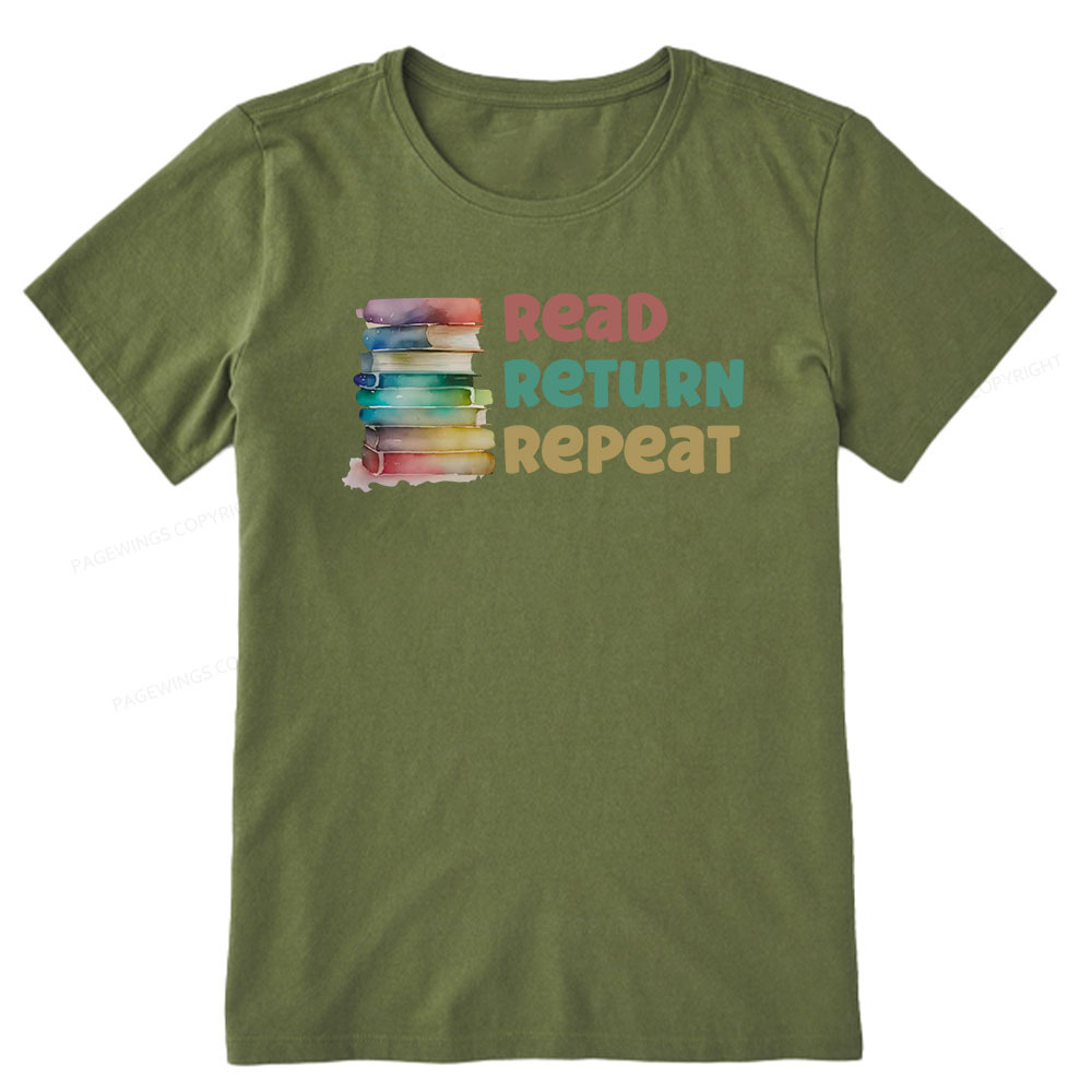 Pagewings Read Return Repeat Unisex Classic T-shirt