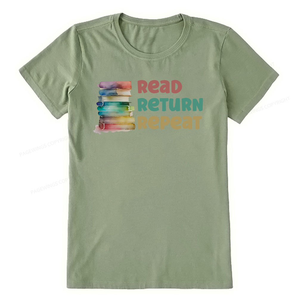Pagewings Read Return Repeat Unisex Classic T-shirt