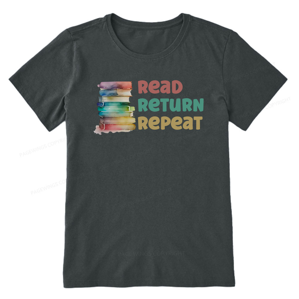 Pagewings Read Return Repeat Unisex Classic T-shirt