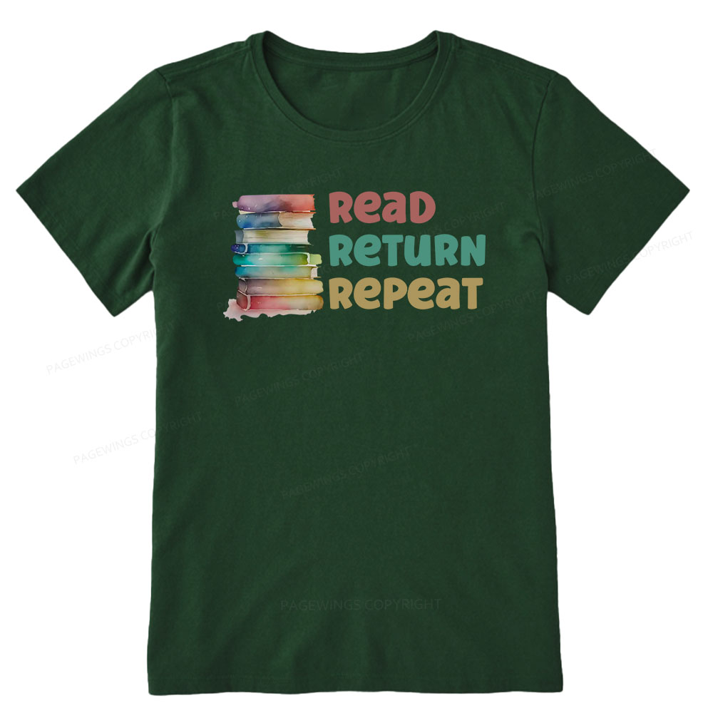 Pagewings Read Return Repeat Unisex Classic T-shirt