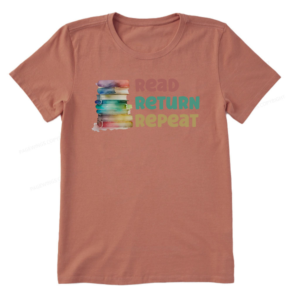 Pagewings Read Return Repeat Unisex Classic T-shirt