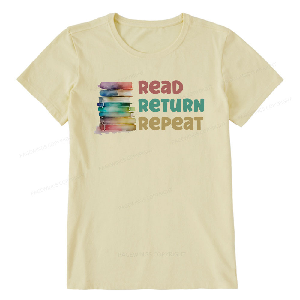 Pagewings Read Return Repeat Unisex Classic T-shirt
