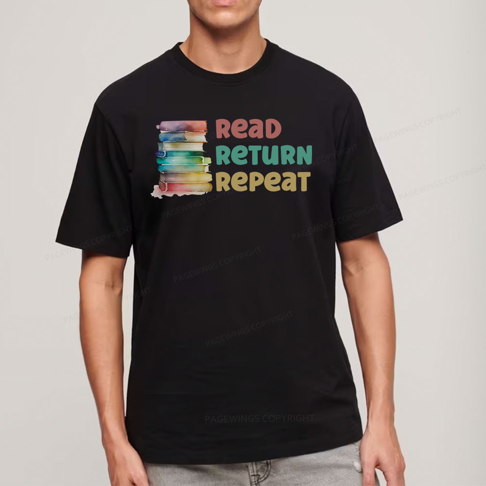 Pagewings Read Return Repeat Unisex Classic T-shirt
