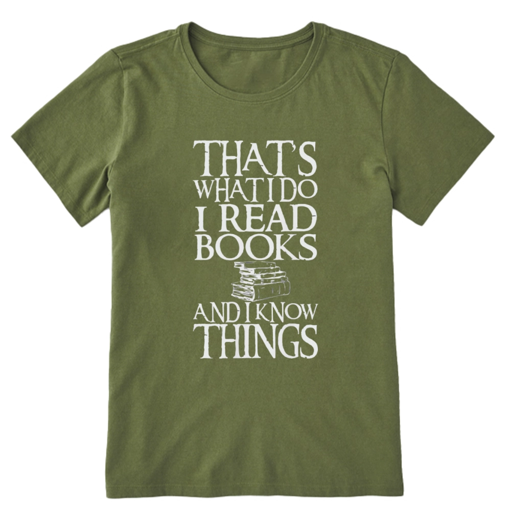 Pagewings That's What I Do I Read Books And I Know Things Unisex Classic T-shirt