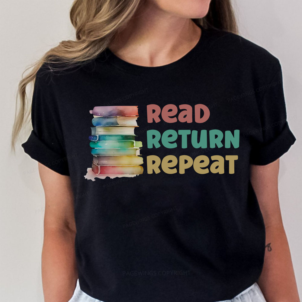Pagewings Read Return Repeat Unisex Classic T-shirt