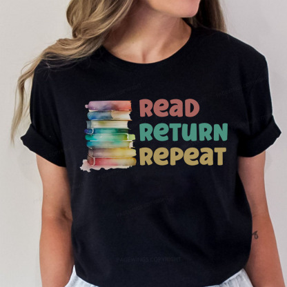 Pagewings Read Return Repeat Unisex Classic T-shirt