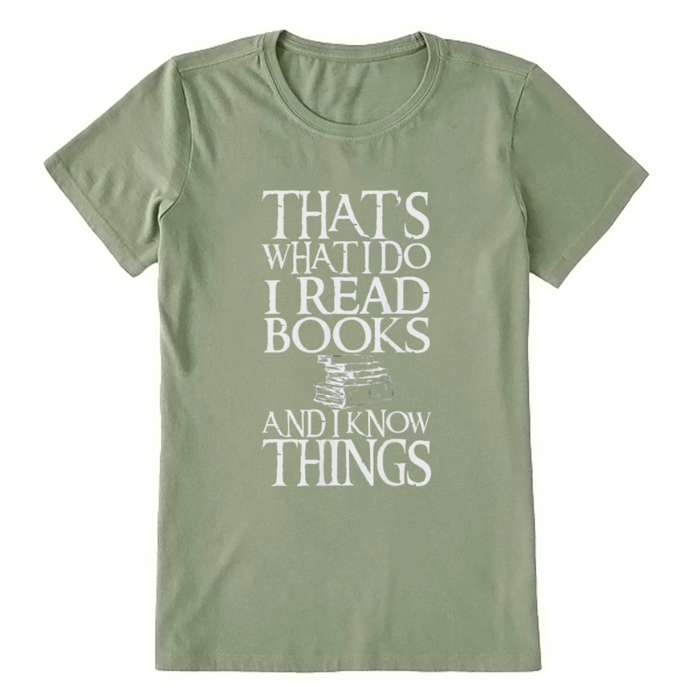 Pagewings That's What I Do I Read Books And I Know Things Unisex Classic T-shirt