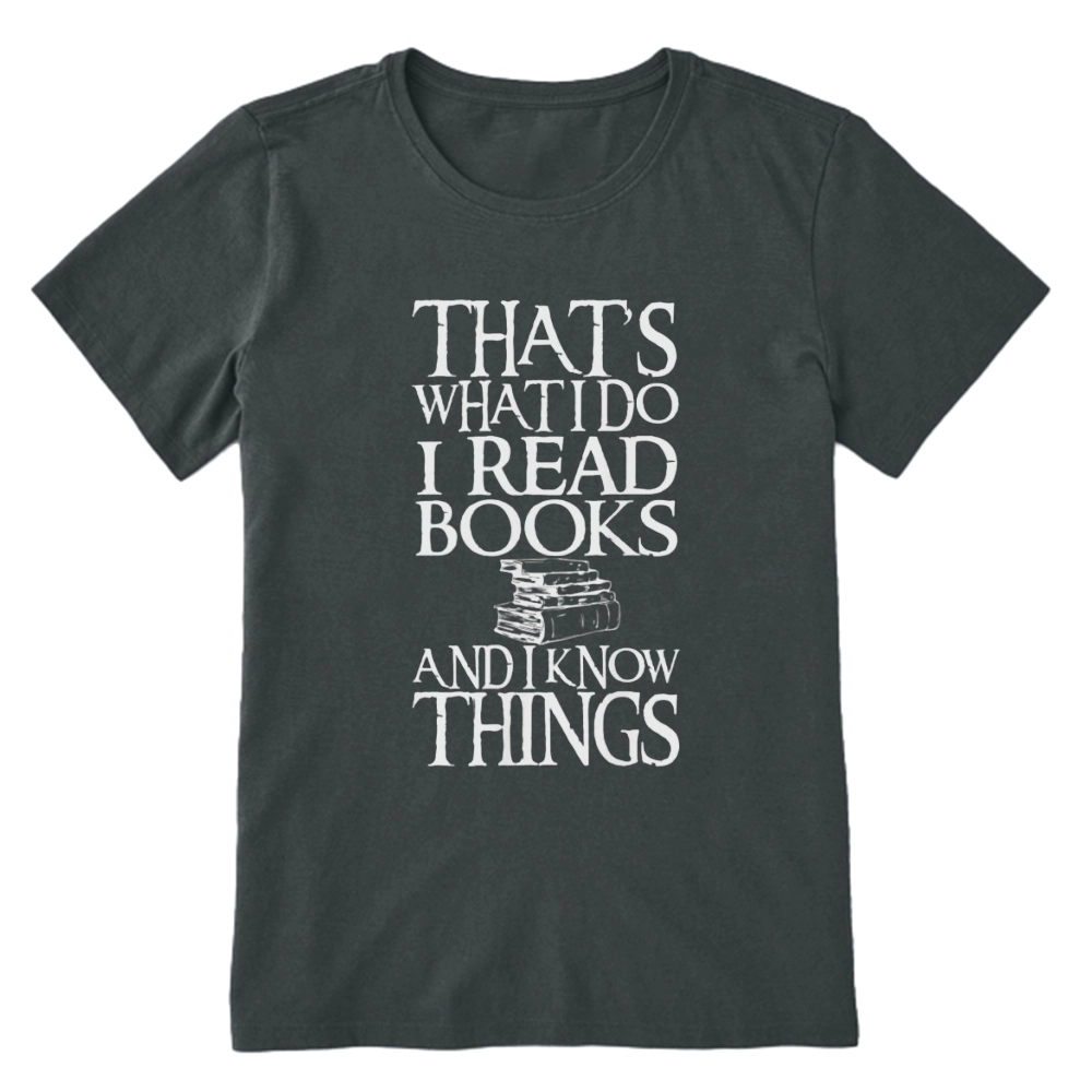 Pagewings That's What I Do I Read Books And I Know Things Unisex Classic T-shirt