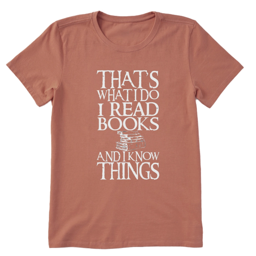 Pagewings That's What I Do I Read Books And I Know Things Unisex Classic T-shirt