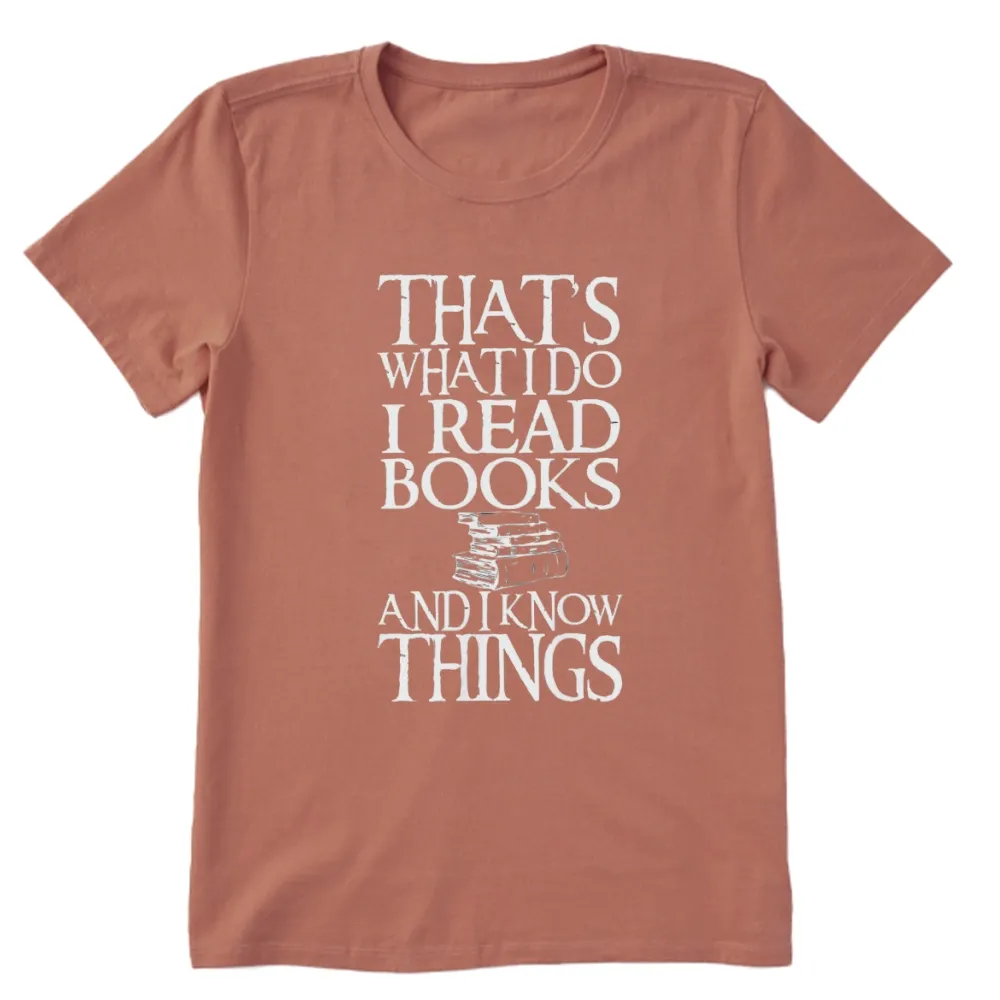 Pagewings That's What I Do I Read Books And I Know Things Unisex Classic T-shirt